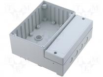 Fibox Cardmaster Enclosure 166x160x80mm without cover