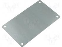 Steel mounting plate 250x150mm for CAB P cabinet