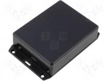 Hammond enclosure with flanged 121x94x30mm ABS black
