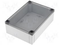 Fibox enclosure MNX 180x130x60mm transparent cover