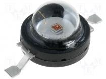 LED 1W, red, 20-25lm, 140