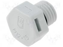 Pressure equalizer plug, IP 68 M12