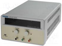 Pwr sup.unit  laboratory, Channels 1, 0÷30VDC, 0÷20A, Plug  EU
