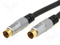 Cable professional SVHS plug - SVHS plug 1,5m