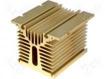 Heatsink for SSR 25-40A 3 phases 100x81x104mm