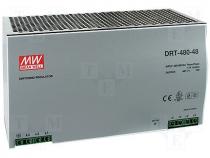 Pwr sup.unit pulse, 480W, 48VDC, 10A, 480÷780VDC, 3x340÷550VAC
