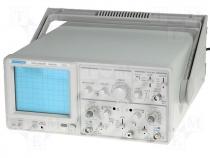 Analog oscilloscope, 2-channel for 20MHz