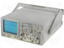 Analog -digital oscilloscope, 2-channel for 20MHz