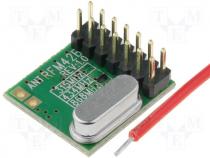 Miniature RF transmiter 17dBm 868MHz FSK, OOK DIP