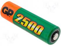 Rechargeable cell Ni-MH GP 1,2V 2500mAh