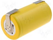 Rechargeable cell Ni-Cd 1,2V 1900mAh dia 22,5x42,5mm bl