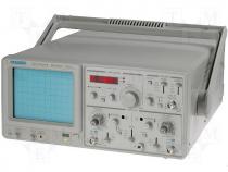 Oscilloscope analogue Band ≤20MHz Channels 2