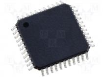 Int. circuit CPU 64k Flash 3,8k RAM 40I/O 48MHz TQFP44