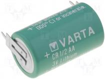 Lithium battery 3V 950mAh dia 14,6x25mm 2pin
