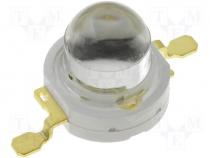 Power LED 5W focus yellow 120lm 25
