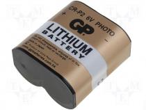 Lithium battery 6V 34x19x36mm GP