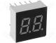 KW2-301ASB - Display LED double 7-segment 7.6mm red 1-1.8mcd anode