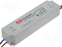 LPC-60-1400 - Pwr sup.unit for LEDs pulse 58.8W Outputs 1 Usupp 90÷264VAC