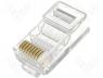 Rj Connector - Connector RJ45 plug PIN 8 IDC crimped on cable