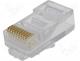WT-10P-10C-L - Connector RJ50 plug PIN 10 IDC crimped on cable