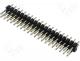 ZL202-40G - Pin header pin strips male PIN 40 straight 2.54mm THT 2x20