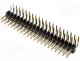 Pinhead - Pin header pin strips male PIN 40 angled 2.54mm THT 2x20