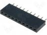 Pinhead - Socket pin strips female PIN 10 straight 2.54mm 1x10 3A 30mΩ