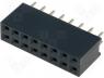 ZL262-16DG - Socket pin strips female PIN 16 straight 2.54mm 2x8 3A 30mΩ