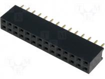 Pinhead - Socket pin strips female PIN 28 straight 2.54mm 2x14 3A 30mΩ