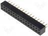 Pinhead - Socket pin strips female PIN 32 straight 2mm THT 2x16