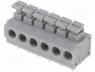 Terminal block angled with push button 1.5mm2 THT ways 6