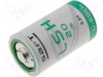 Lithium Batteries - Battery lithium D 3.6V Ø33.5x61.5mm 13000mAh