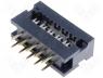IDC Connector - IDC transition PIN 10 IDC THT for ribbon cable 1.27mm 1A