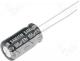 Capacitor electrolytic low impedance THT 100uF 63V O8x16mm