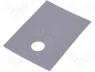 Thermally conductive pad silicone TO220 0.4K/W L 18mm W 13mm
