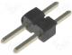 ZL303-02P - Pin header pin strips male PIN 2 straight 2mm THT 1x2