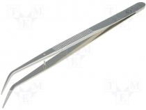  - Tweezers len 115mm Blades elongated curved