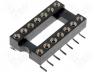Socket DIL PIN 14 7.62mm SMD Contacts copper alloy 0÷85°C