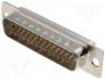 DSC-444 - Connector D Sub HD male PIN 44 straight soldered  on cable