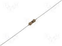 CF1/4W-1R1 - Resistor carbon film THT 1.1Ω 250mW ±5% Ø2.3x6mm Leads axial