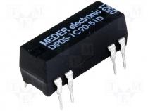   - Reed relay SPDT, 1,2A, 5VDC, PCB mounting
