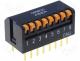 Switch DIP-SWITCH Poles number 8 ON-OFF 0.025A/24VDC 100M