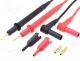 Multimeter accessories - Test lead 10A red and black
