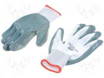   - Protective gloves, Size XL, grey-black