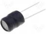 COIL0810-0.22 - Inductor wire, 220uH, 1150mA, 380m, THT, 10%, vertical, Pitch 5mm