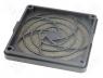 Fan Filter - Guard, with filter, 80x80mm, Mat plastic, 45ppi