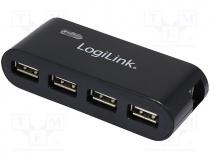 Hub USB, USB 2.0, PnP, PnP and hot-plug, Number of port 4