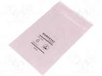 Protection bag, Version  ESD, self-seal, D 100um, polyetylene