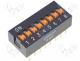 Switch DIP-SWITCH, Poles number 8, ON-OFF, 0.025A/24VDC, 100M