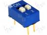 DIP-SWITCH - Switch DIP-SWITCH, Poles number 2, ON-OFF, 0.1A/24VDC, -25÷70C